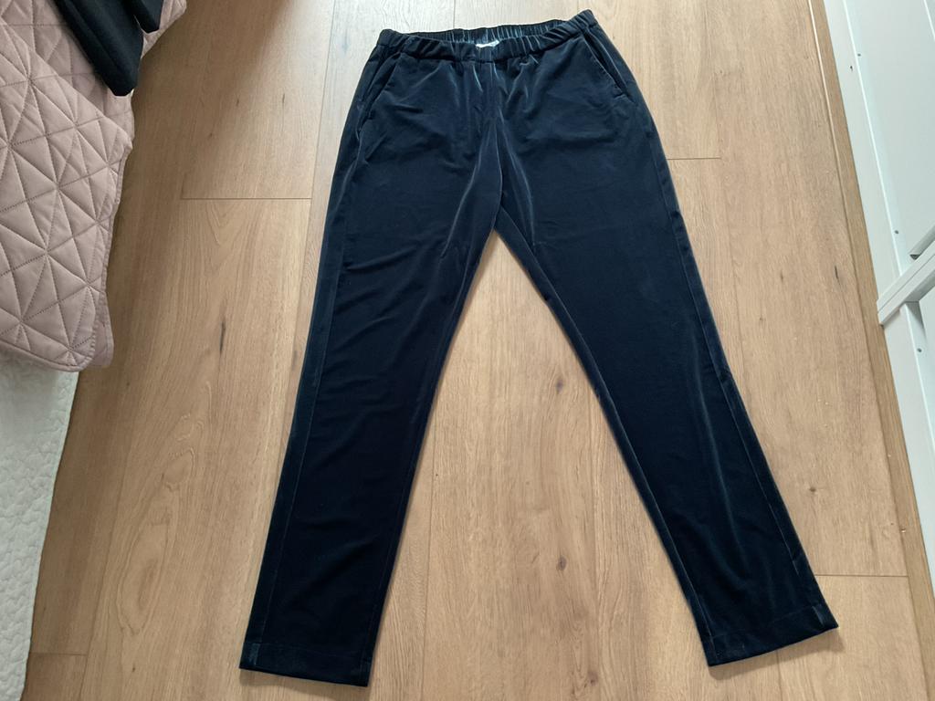 Nieuw Marina Rinaldi jersey pantalon blauw glitter maat M/46, Blauw, Maat 46/48 (XL) of groter, Nieuw, Ophalen of Verzenden