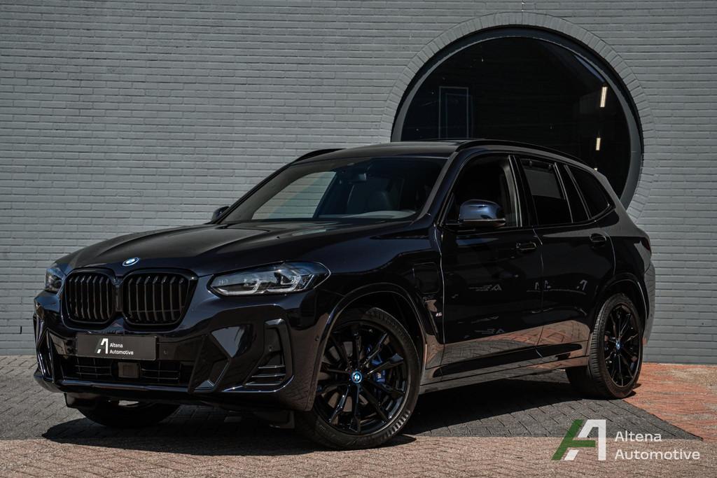 BMW X3 xDrive30e High Executive M-sport, BTW, M-sport stoele, Auto's, Gebruikt, 4 cilinders, Zwart, Bedrijf