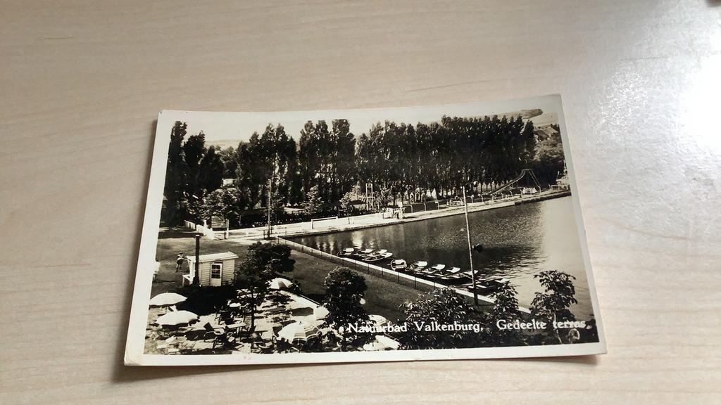 Valkenburg.       Natuurbad Valkenburg, Ophalen of Verzenden, 1940 tot 1960, Gelopen, Limburg