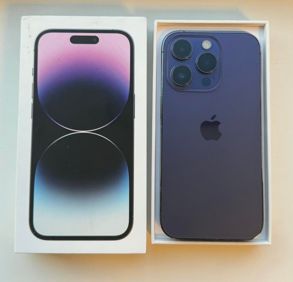 Apple Iphone 14 Pro 128 GB - Paars - In uitstekende staat, Telecommunicatie, Mobiele telefoons | Apple iPhone, Paars, Ophalen of Verzenden
