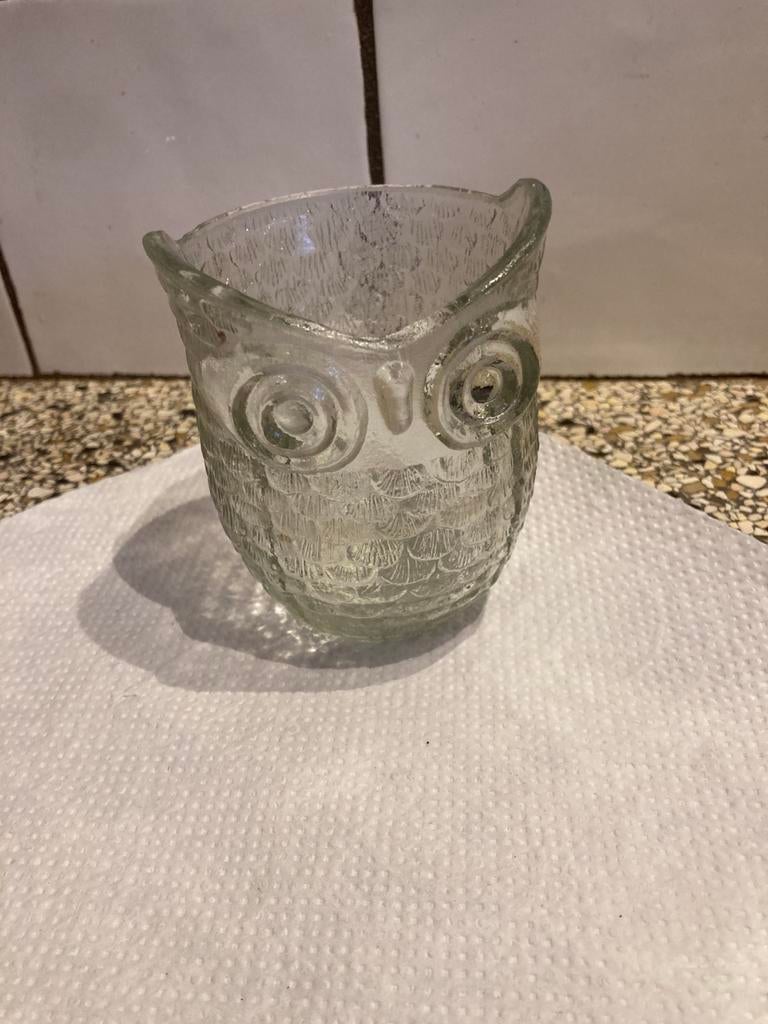Waxine licht uil, Ophalen of Verzenden, Zo goed als nieuw, Overige materialen, Minder dan 25 cm