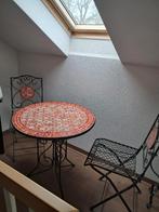 Mozaiek bistroset, tuinset rood, Overige materialen, Zo goed als nieuw, Tuinset, Ophalen
