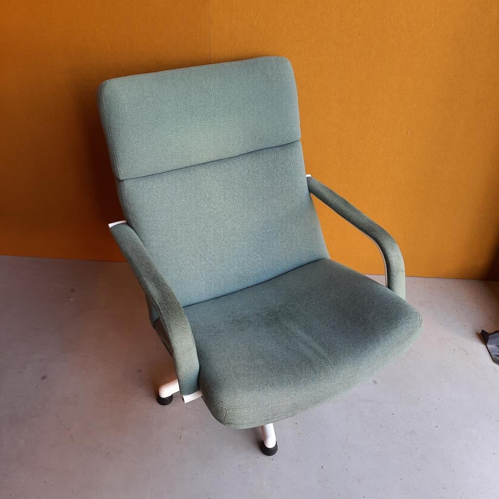 Vintage Artifort design fauteuil, stoel, wollen stoffering, Ophalen, Gebruikt, Vintage, 75 tot 100 cm