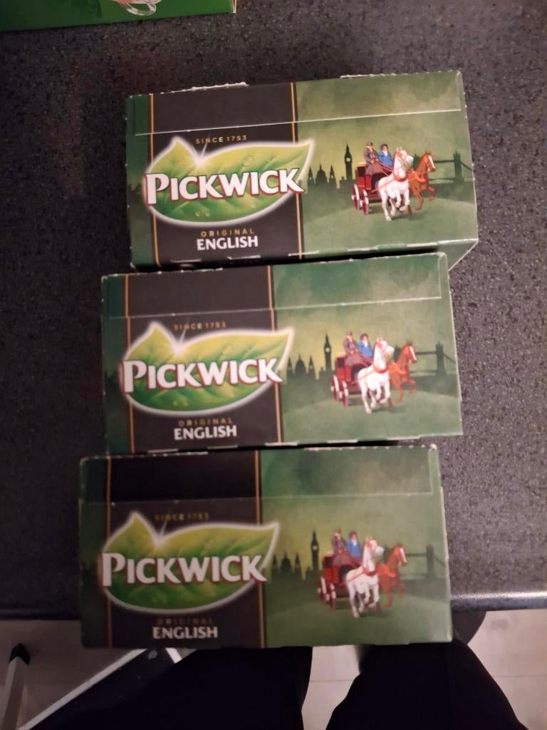 Nieuw 3 pakken pickwick thee english, Ophalen of Verzenden