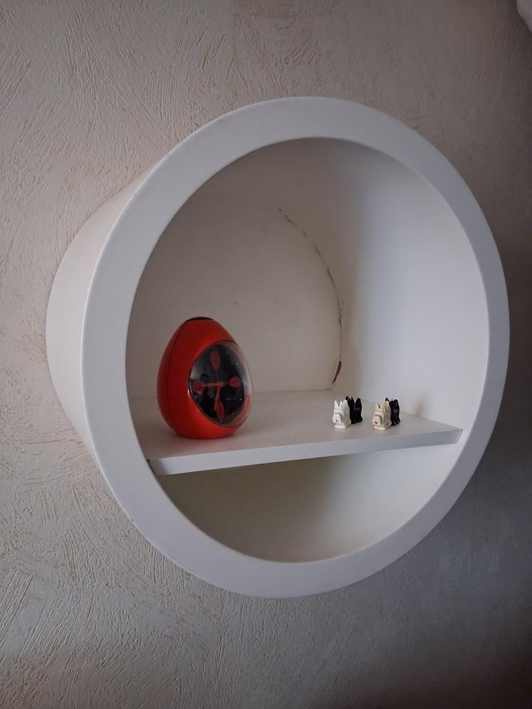 2 stuks ronde wandkasten, Met plank(en), Gebruikt, Ophalen of Verzenden, Minder dan 150 cm