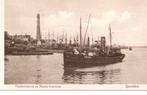 Oude ansichtkaart 28 vissershaven en binnen vuurtoren, Ophalen of Verzenden, 1920 tot 1940, Ongelopen, Zuid-Holland