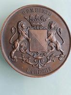 Bronzen Penning Gemeente Utrecht  3.5 cm, Ophalen of Verzenden, Brons