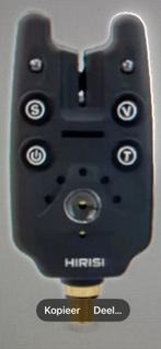 KARPERVISSEN 3 BEETMELDERS MET 9 VOLT BATTERIJEN, Ophalen of Verzenden, Nieuw, Complete set