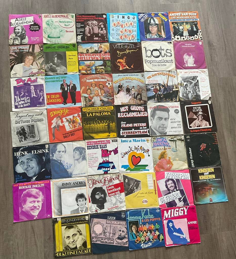 Partij vinyl singles (Nederlandstalig)(40 stuks), Cd's en Dvd's, Vinyl Singles, Ophalen of Verzenden, Gebruikt, 7 inch, Nederlandstalig