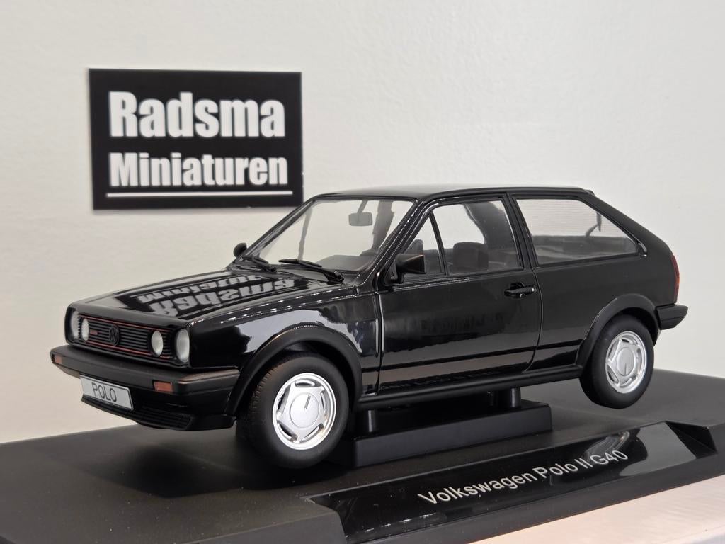 Volkswagen Polo 86C MK2 G40 - Zwart - 1:18 ModelCarGroup, Hobby en Vrije tijd, Modelauto's | 1:18, MCG, Auto, Nieuw, Ophalen of Verzenden