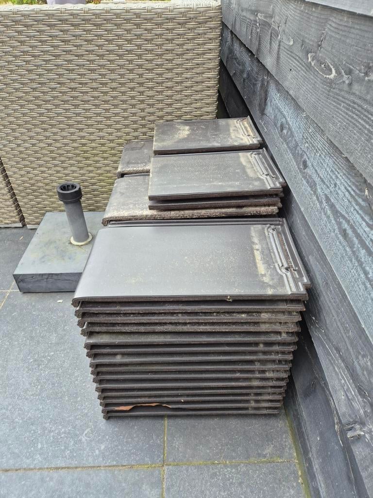 Gebruikte dakpannen - Braas Monier FT10, Ophalen, Gebruikt, Steen of Klei, Zwart