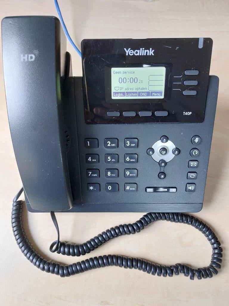 Yealink T40P telefoon, Telecommunicatie, Datacommunicatie en VoIP, Ophalen of Verzenden, Gebruikt, Telefoon