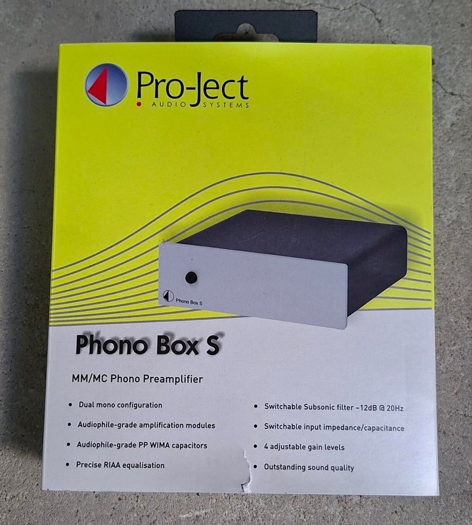 Pro-ject Phono box S voorversterker, Ophalen of Verzenden, Zo goed als nieuw, Platenspeler-onderdeel, Overige merken
