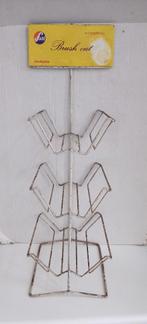 Oud winkel display rekje Bussen Haarlak Brush Out Barbier, Verzamelen, Merken en Reclamevoorwerpen, Ophalen of Verzenden, Gebruikt