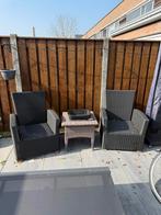 Verstelbare Wicker Lounge Tuinstoel - Comfortabel & Stijlvol, Ophalen, Gebruikt, Wicker, Verstelbaar