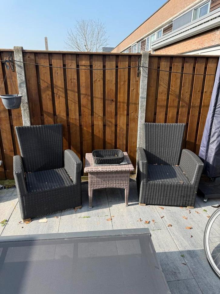 Verstelbare Wicker Lounge Tuinstoel - Comfortabel & Stijlvol, Tuin en Terras, Tuinstoelen, Gebruikt, Wicker, Verstelbaar, Ophalen