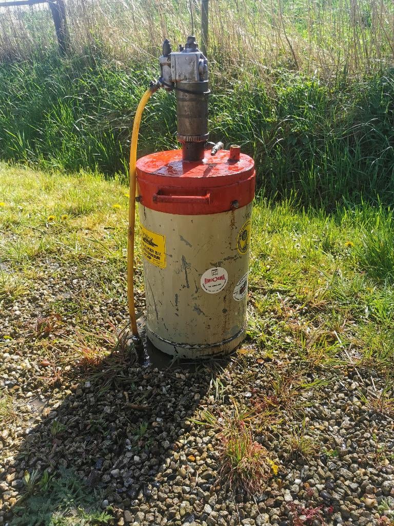 Vat met vet op perslucht, Ophalen, Overige typen