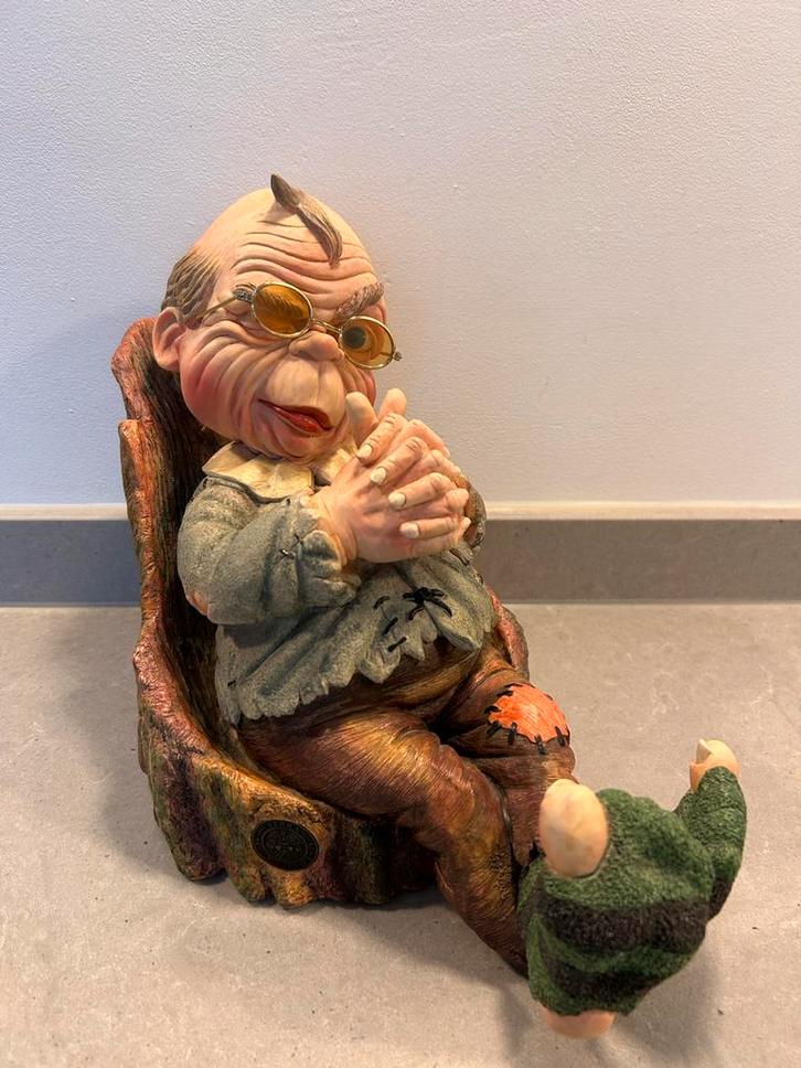 Efteling Laaf Beeldje - Zittende Laaf met Bril, Verzamelen, Efteling, Gebruikt, Beeldje of Poppetje, Ophalen of Verzenden