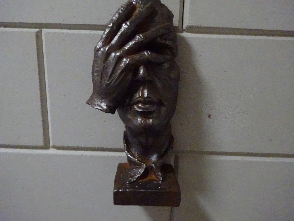 gietijzeren beeldje, Verzamelen, Ophalen of Verzenden, Zo goed als nieuw, Mens