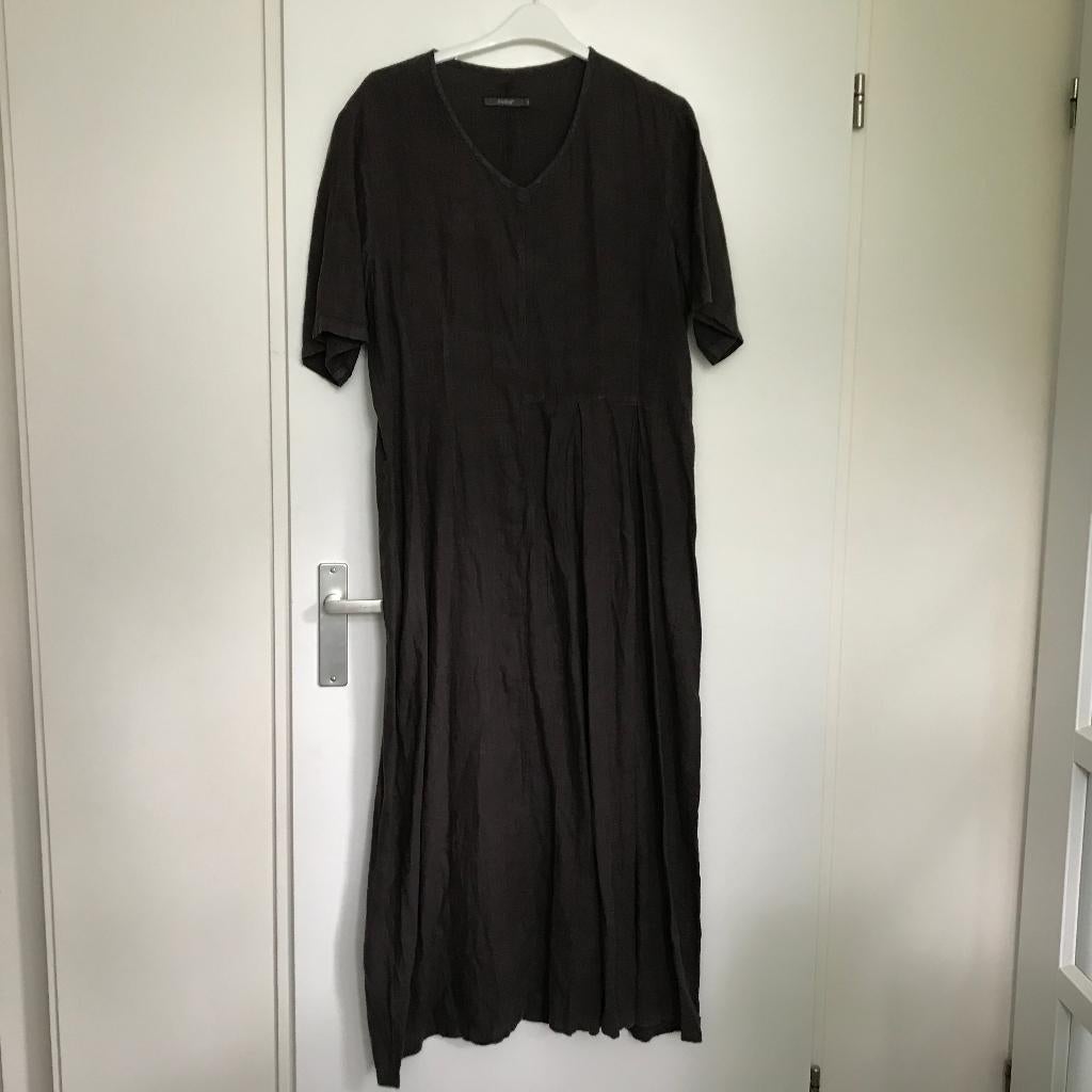 Backstage linnen jurk bruin maxijurk maat 5 (XXL)100% linnen, Kleding | Dames, Jurken, Bruin, Verzenden, Maat 46/48 (XL) of groter