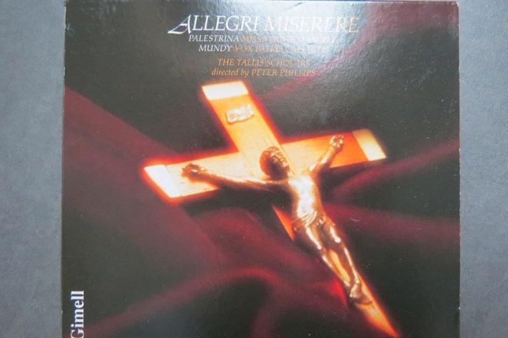 Cd: Allegri Miserere Palestrina The Tallis Scholars Phillips, Cd's en Dvd's, Cd's | Klassiek, Zo goed als nieuw, Kamermuziek, Classicisme