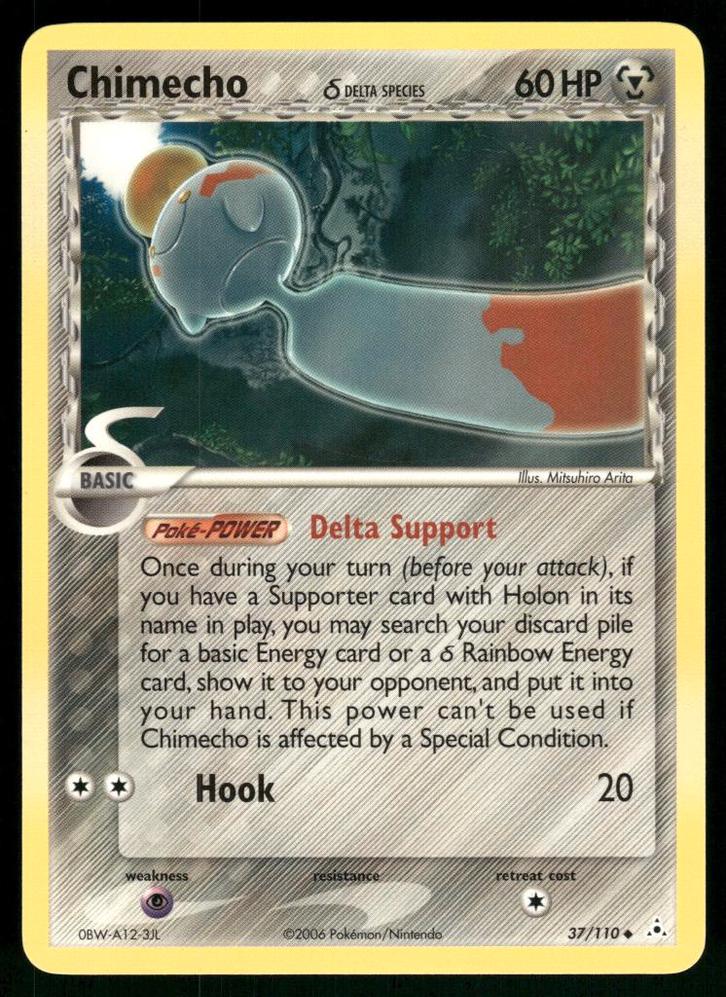 Chimecho δ 37/110 - Holon Phantoms, Hobby en Vrije tijd, Verzamelkaartspellen | Pokémon, Gebruikt, Verzenden