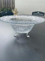 Kristallen compote schaal op voet, Ophalen of Verzenden