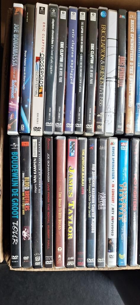 116 muziek dvd's, Alle leeftijden, Ophalen of Verzenden, Zo goed als nieuw, Overige gebieden