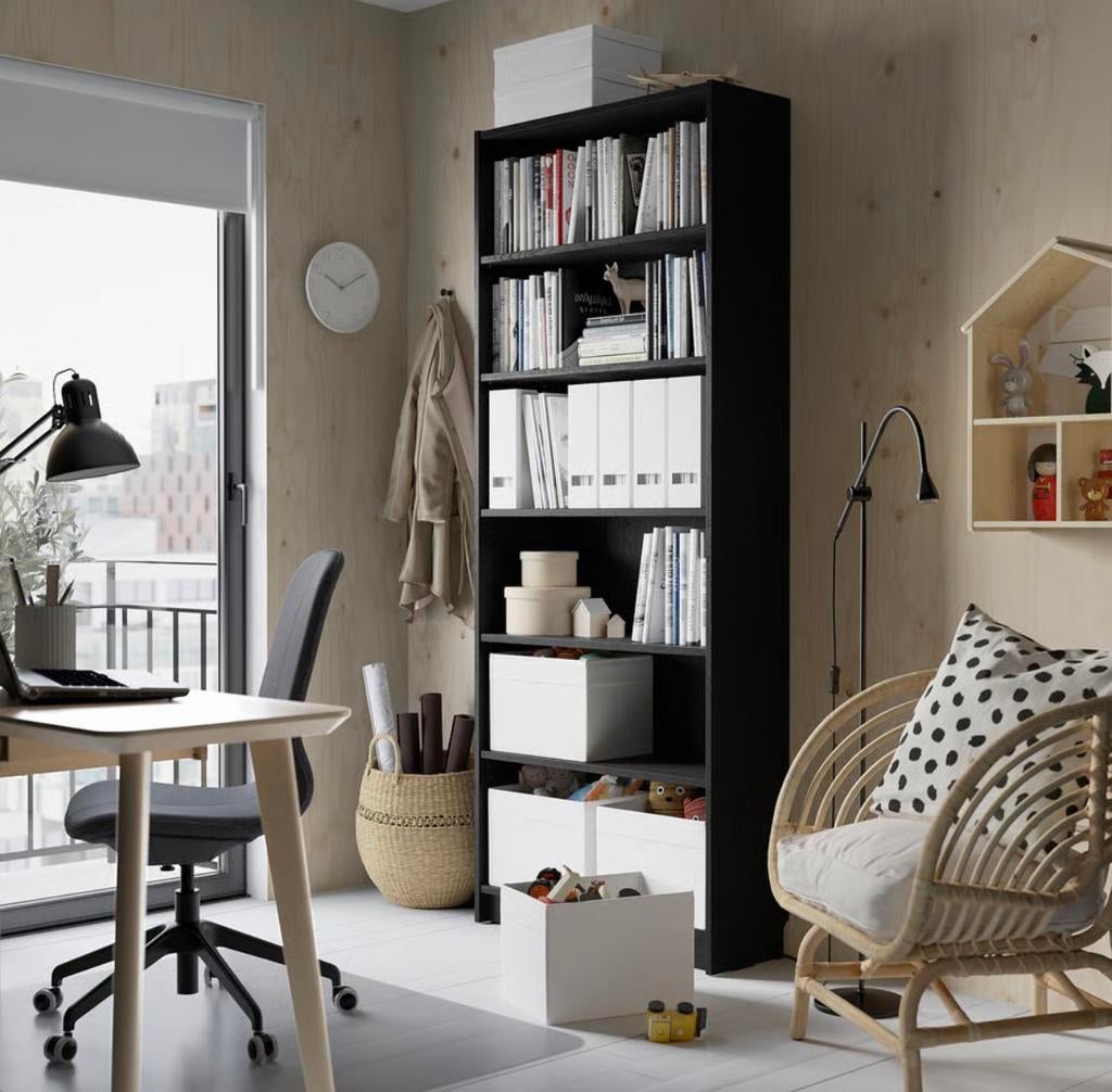 Ikea kast - kleur zwart, Ophalen, Met plank(en), 50 tot 100 cm, Zo goed als nieuw