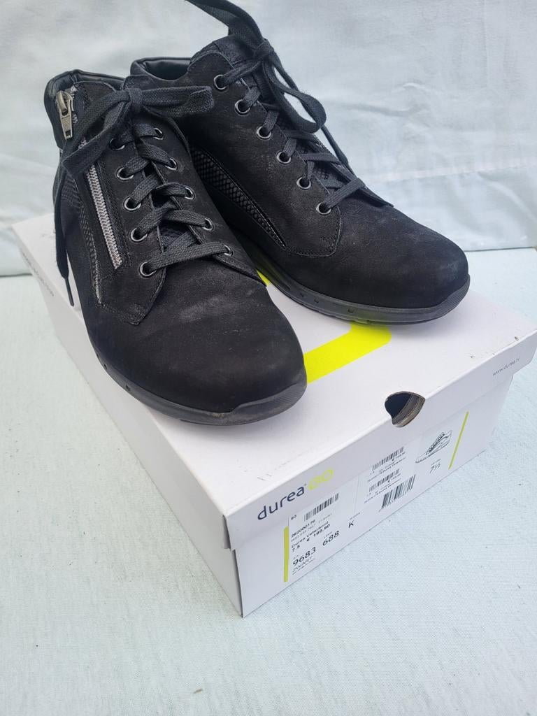 Durea Veterboot Zwart - Maat 41 (7.5 UK), Kleding | Dames, Schoenen, Durea, Zwart, Lage of Enkellaarzen, Ophalen of Verzenden