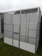 Gebruikte aluminium Voliere, Dieren en Toebehoren, Vogels | Hokken en Kooien, Ophalen, Gebruikt, Aluminium, Volière