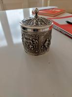 Zilveren theedoos jaren 60, Ophalen of Verzenden