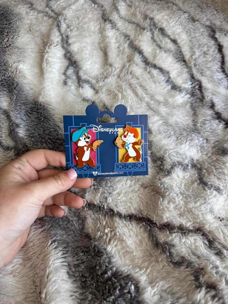 Knabbel en Babbel Disney Pins - Disneyland Parijs, Verzamelen, Disney, Nieuw, Overige typen, Overige figuren, Ophalen of Verzenden