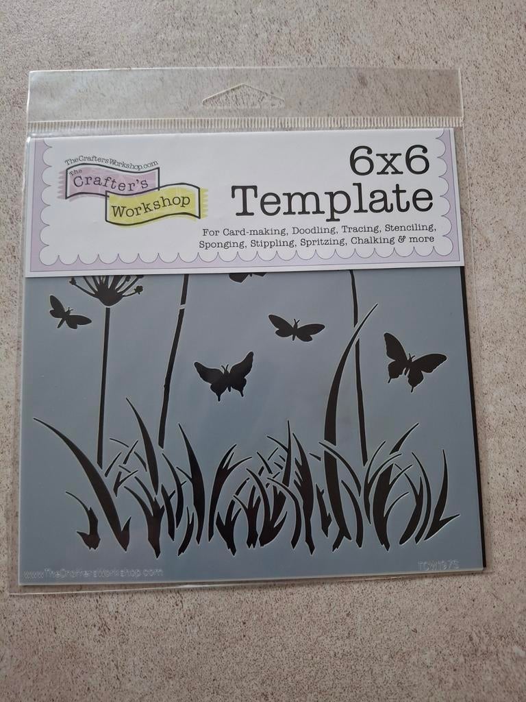 Nieuwe stencil TCW mini Butterfly Meadow, Ophalen of Verzenden, Nieuw, Frame of Mal, Overige merken