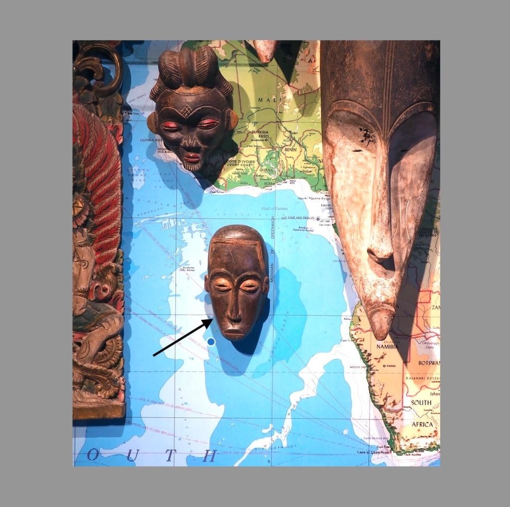 Bakongo paspoortmasker Congo (251121-08), Ophalen of Verzenden