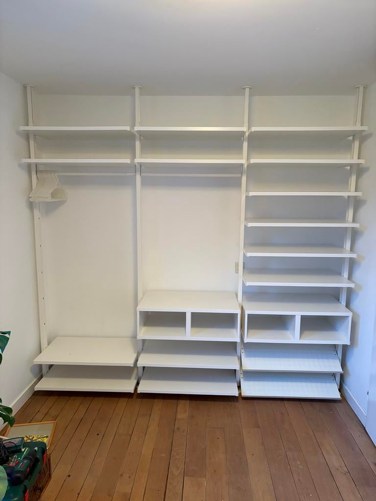 IKEA Elvarli kledingkast wit, Ophalen, Met plank(en), Gebruikt, 200 cm of meer