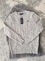 Polo Ralph Lauren Cable Knit Sweater L, Kleding | Dames, Truien en Vesten, Ophalen of Verzenden, Grijs