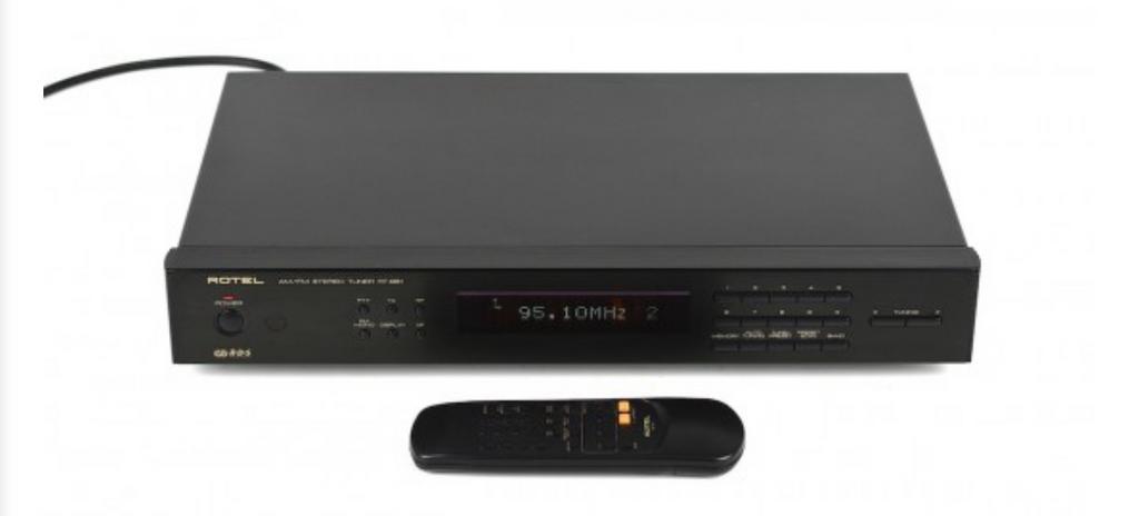 Rotel RT-961 FM AM Tuner + Afstandsbediening | RDS, Ophalen of Verzenden, Zo goed als nieuw