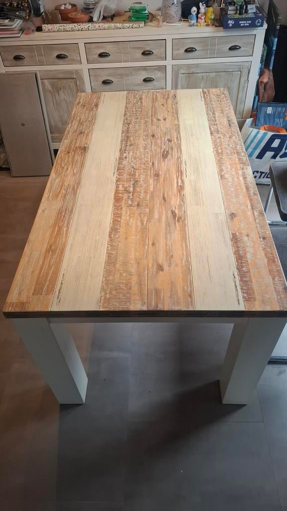 Eettafel en salontafel doe een bod!!, Huis en Inrichting, Tafels | Eettafels, Ophalen, 50 tot 100 cm, Vijf personen of meer, 150 tot 200 cm