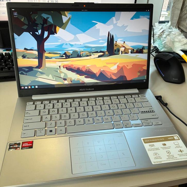 Asus Vivobook Go E1404FA-NK513W, Computers en Software, Windows Laptops, Zo goed als nieuw, 14 inch, 2 tot 3 Ghz, Ophalen of Verzenden