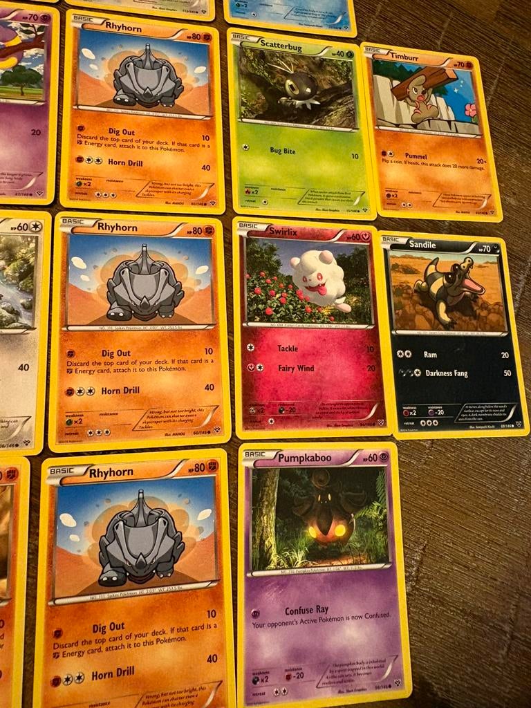 XY 146,57 stuks non holo, Ophalen of Verzenden, Gebruikt