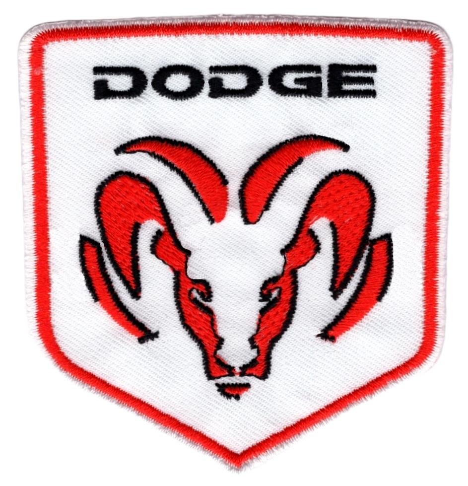 Dodge stoffen opstrijk patch embleem #2, Ophalen of Verzenden, Nieuw, Auto's