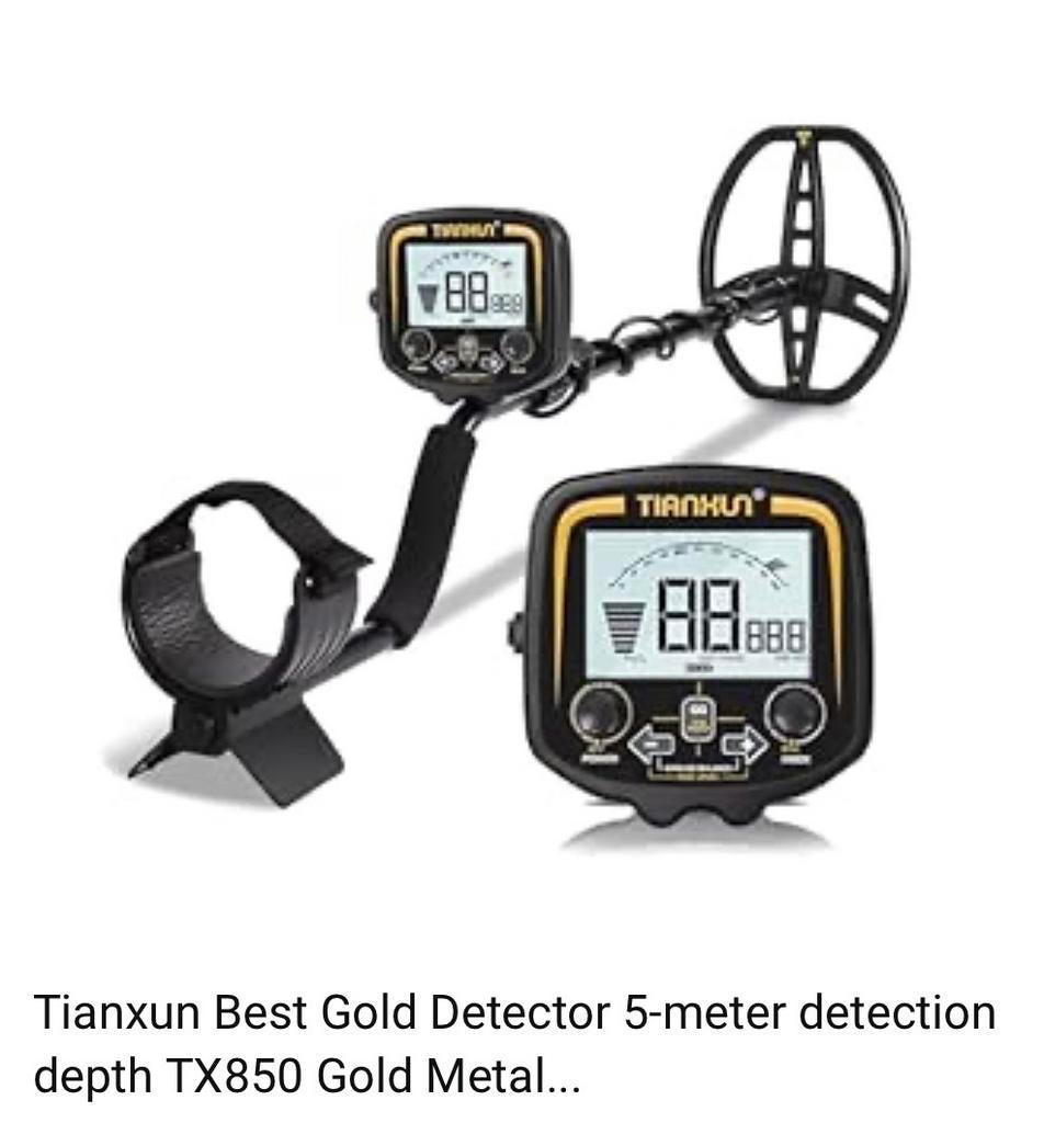 Tianxun TX850 Metaaldetector Set met Koptelefoon, Overige merken, Meer dan 30 cm, Nieuw, Ophalen of Verzenden