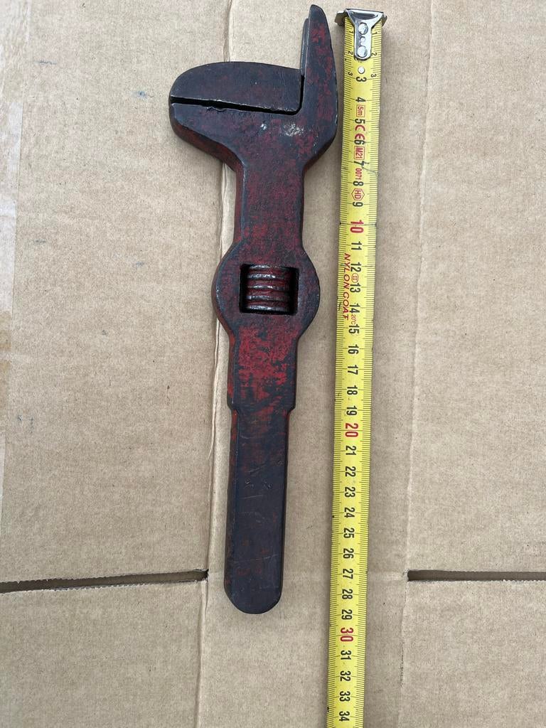 Vintage Verstelbare Moersleutel - Grote Maat, Ophalen of Verzenden, Gebruikt