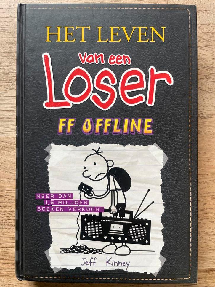 Jeff Kinney - Ff offline, Boeken, Kinderboeken | Jeugd | 10 tot 12 jaar, Zo goed als nieuw, Ophalen of Verzenden