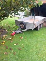 Plateauwagen / plateau aanhanger 170x330cm geremd, Auto diversen, Aanhangers en Bagagewagens, Ophalen, Gebruikt