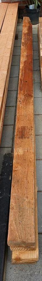 Douglas houten balken, Tuin en Terras, Palen, Balken en Planken, 250 cm of meer, Gebruikt, Balken, Ophalen