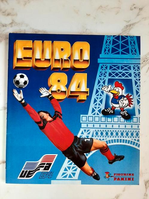 1984 volledig album panini. Cha cha versie !, Verzamelen, Sportartikelen en Voetbal, Gebruikt, Poster, Plaatje of Sticker, Ophalen of Verzenden