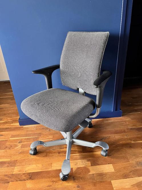 HAG H05 5400 bureaustoel grijs, Huis en Inrichting, Bureaustoelen, Gebruikt, Bureaustoel, Grijs, Ergonomisch, Ophalen