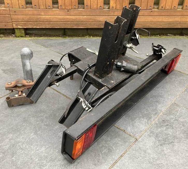 Fietsendrager Twinny Load 7-polige stekker trekhaak adapter, Auto diversen, Fietsendragers, Gebruikt, Trekhaakdrager, Ophalen